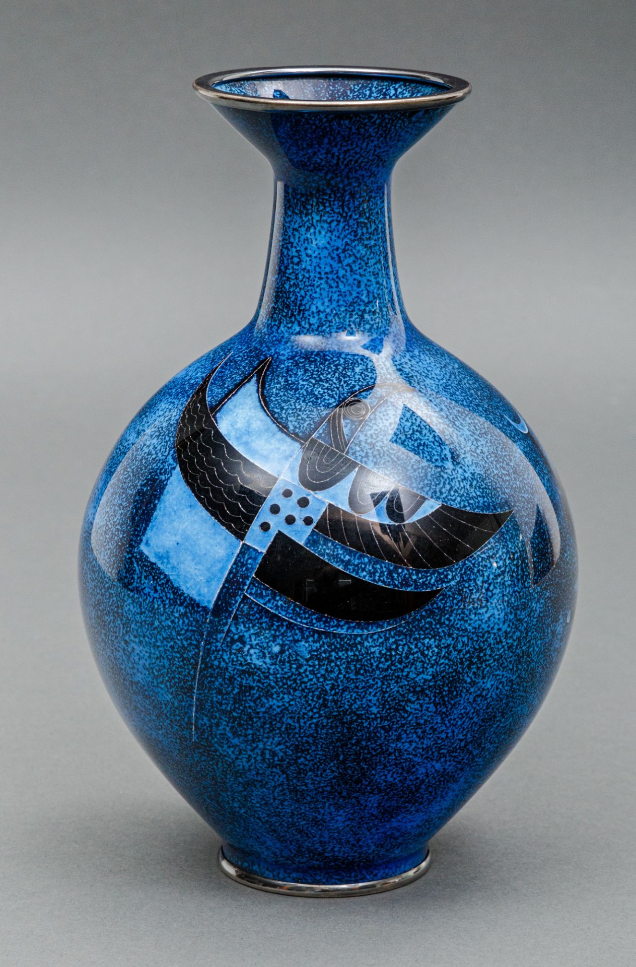 Cloisonné Vase, Japan, Ota Hiroaki (1913-91), Showa-Zeit (1926 - 1989) - Bild 3 aus 5