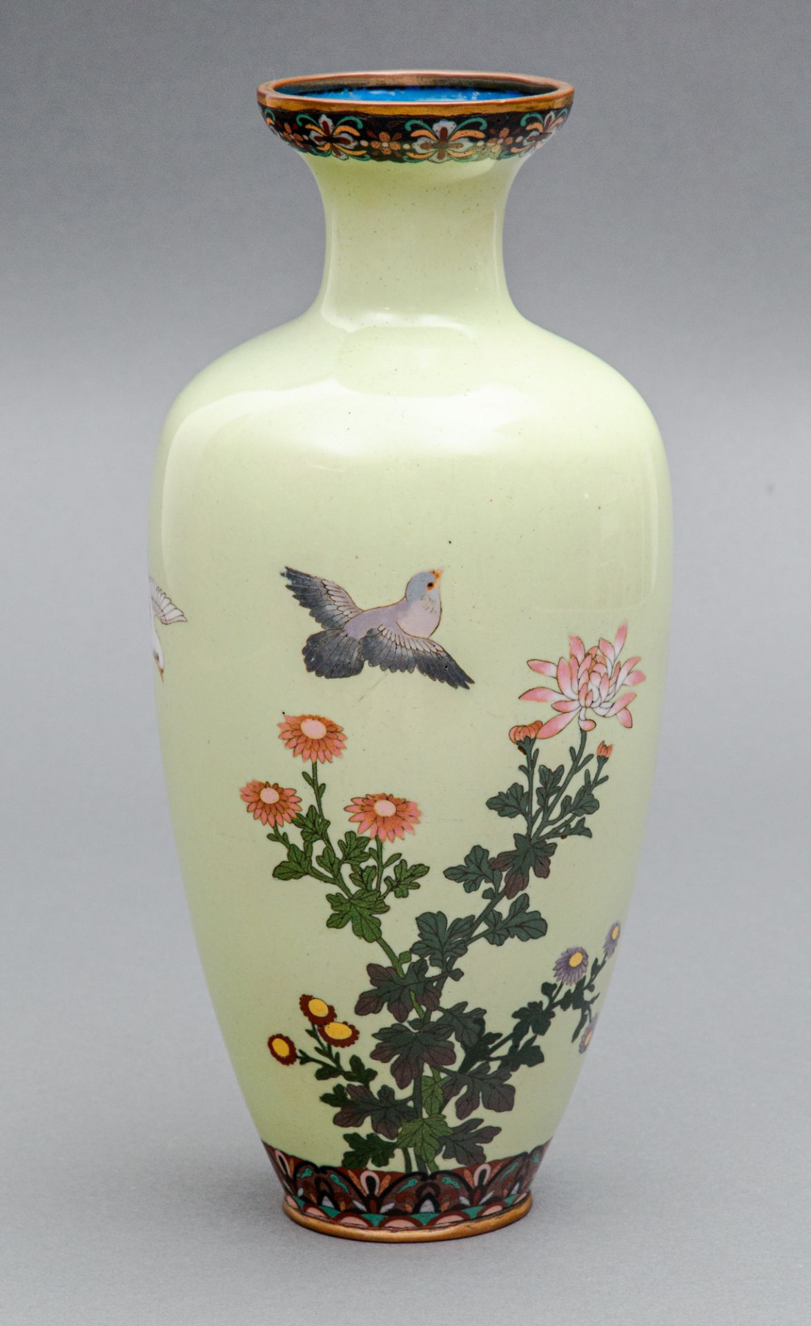 Cloisonné Vase, Japan, Meiji Zeit (1868-1912) - Bild 3 aus 5