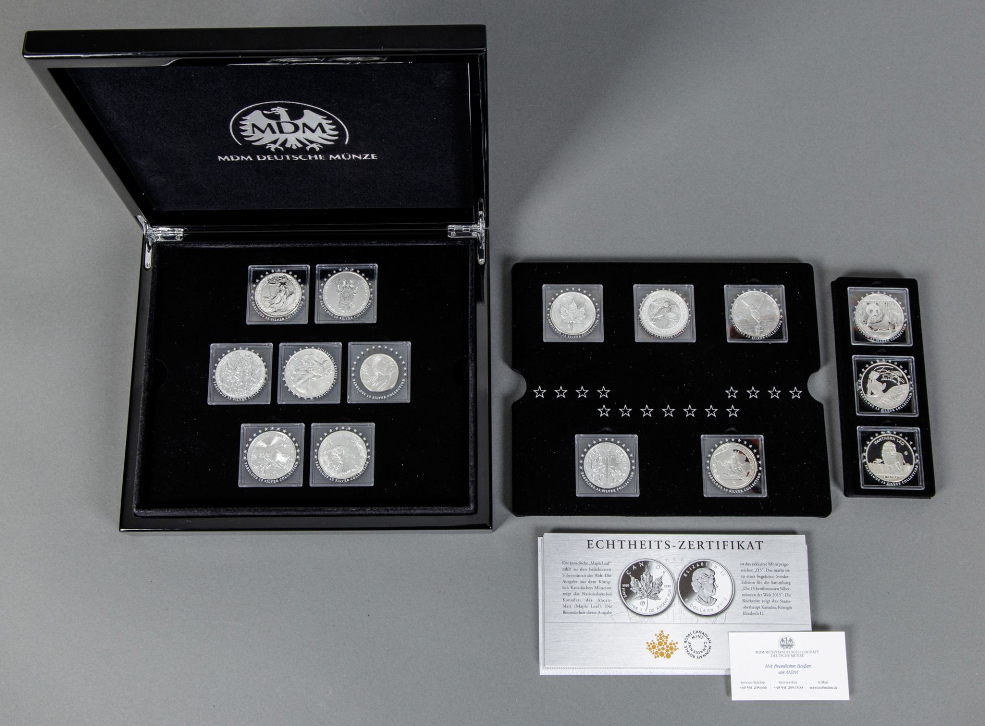 Silbermünzensatz 'Fabulous 15' 2015, MDM