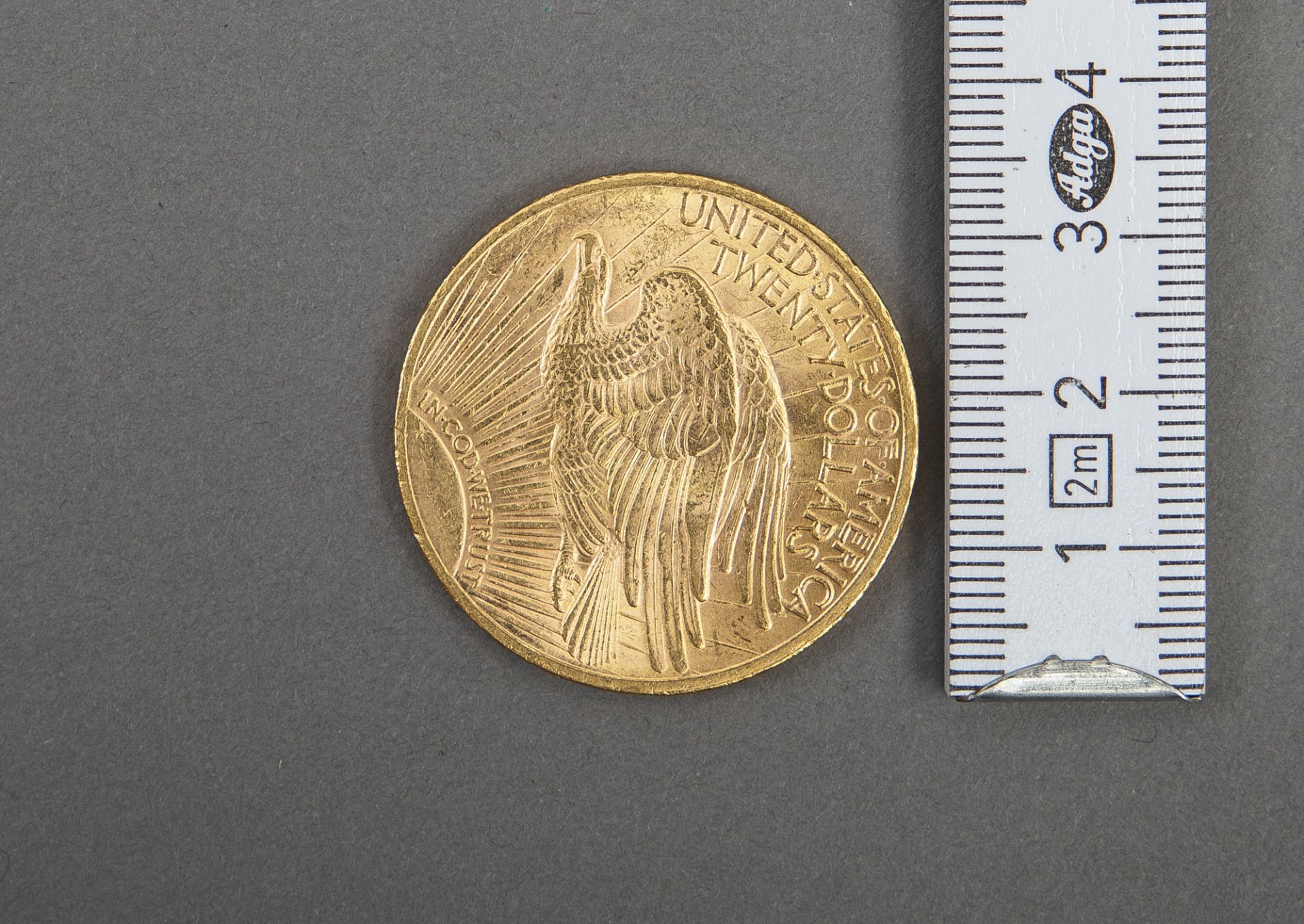 Goldmünze, 20 Dollar, 1923, Double Eagle Saint Gaudens - Bild 2 aus 2