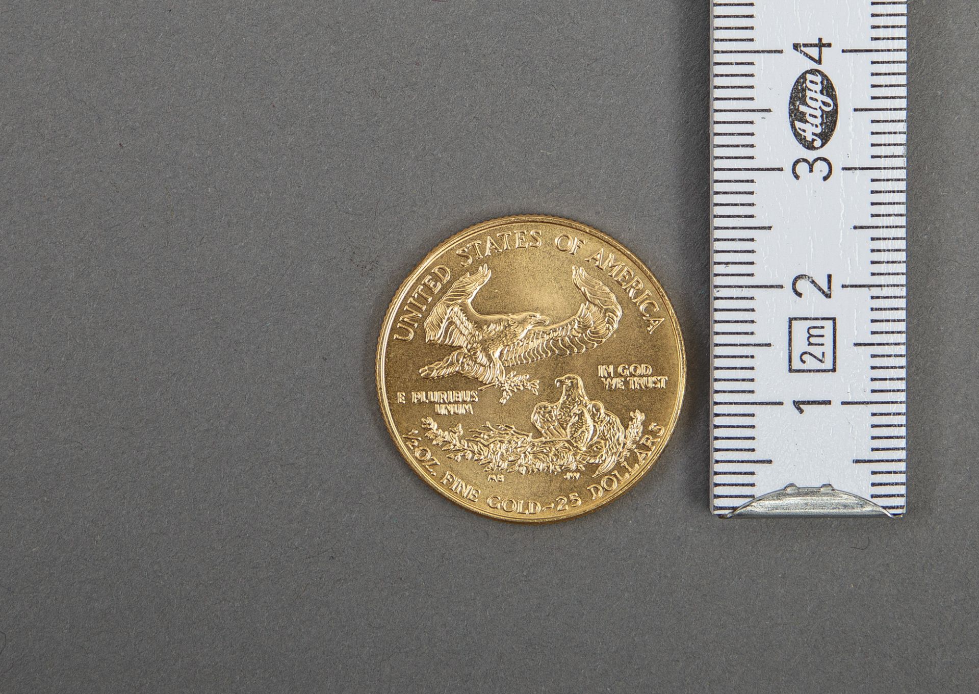 Goldmünze, 25 Dollar (1/2 Oz. American Eagle), 1999 - Bild 2 aus 2