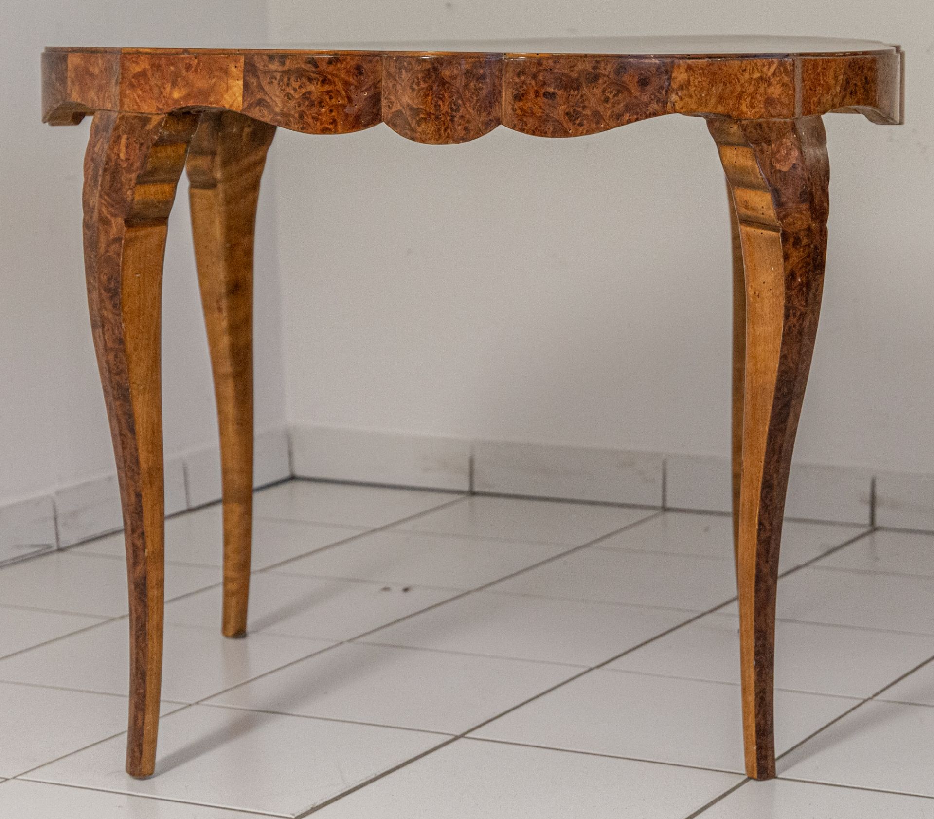 Runder Tisch, deutsch, im dekorativen Stil der 1920er Jahre - Image 2 of 3