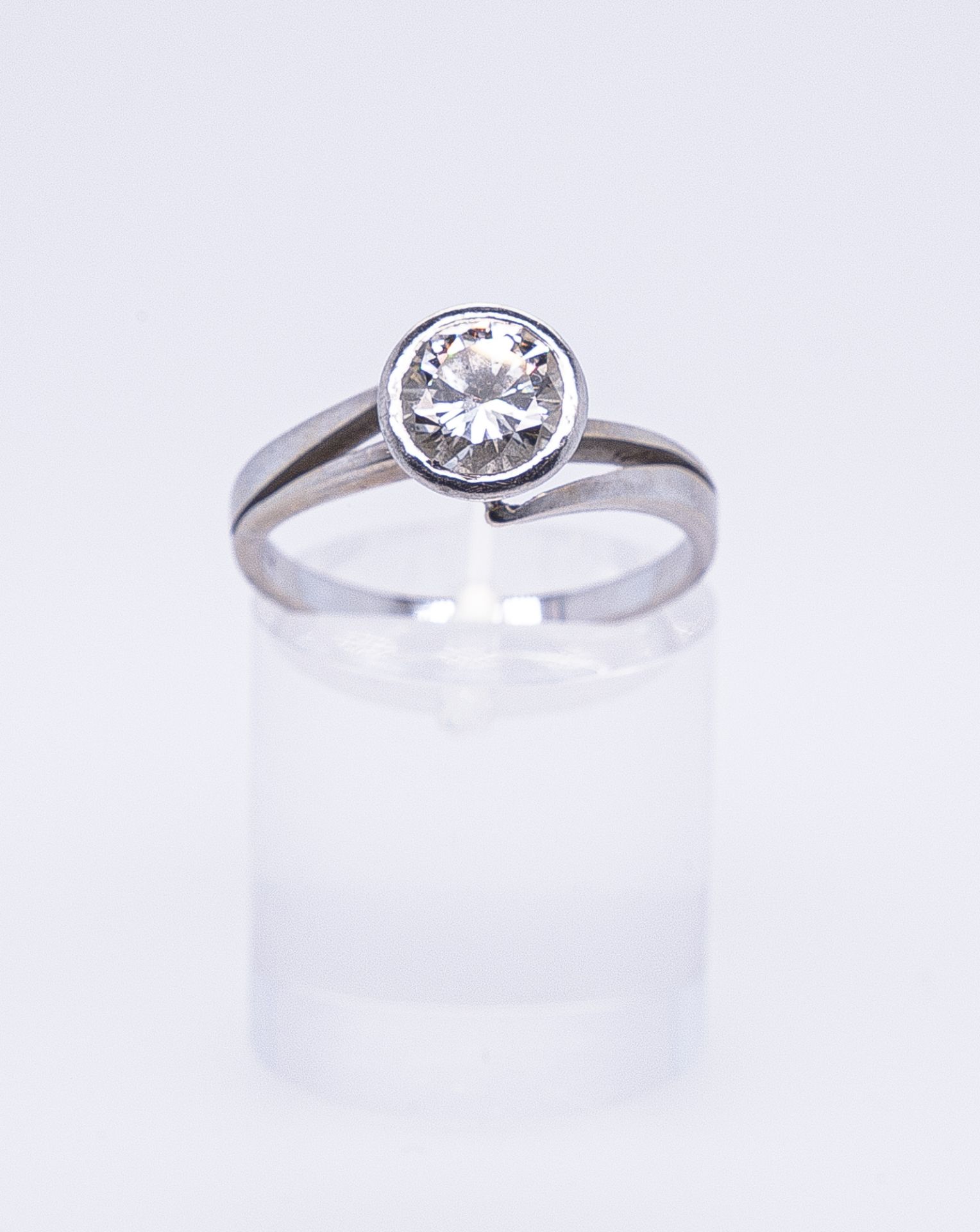 Brillantring mit Solitär von ca. 1,2 ct