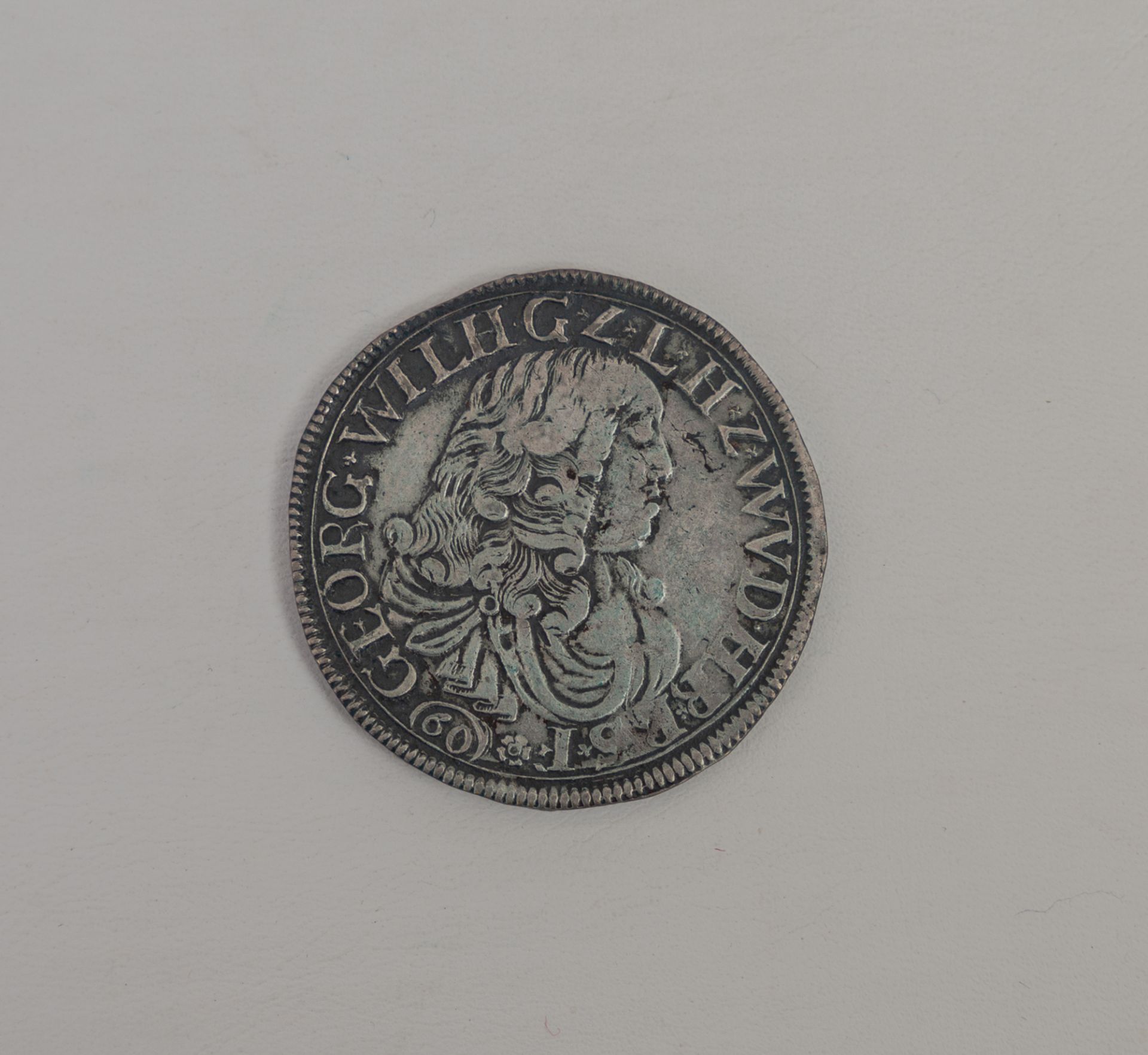 Gulden (60 Kreuzer), 1677, Leiningen-Westerburg, Georg Wilhelm - Bild 2 aus 2