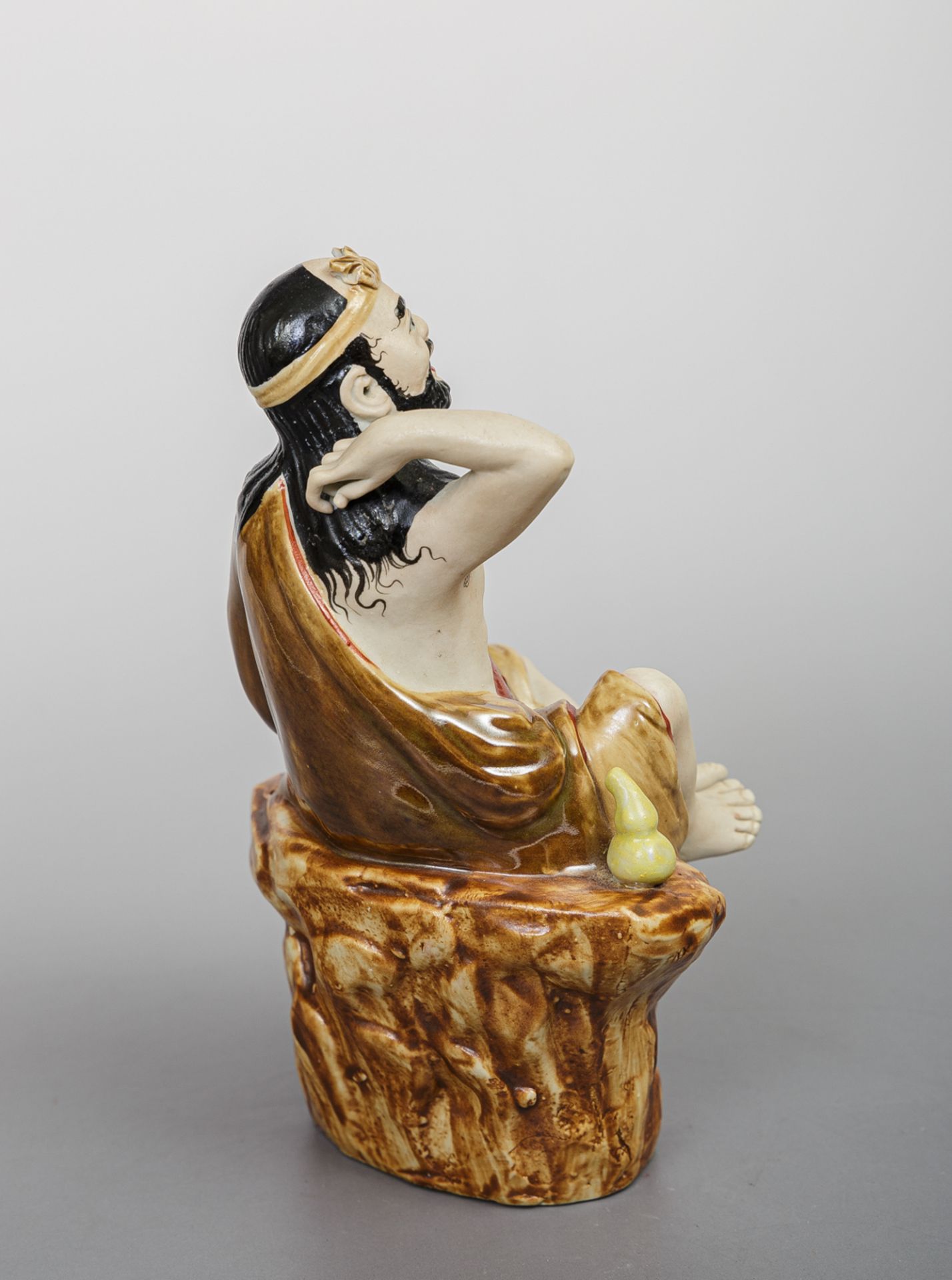 Unsterblichen-Figur (Li Tieguai), Shiwan-Ware, China, 20. Jh. - Image 3 of 4