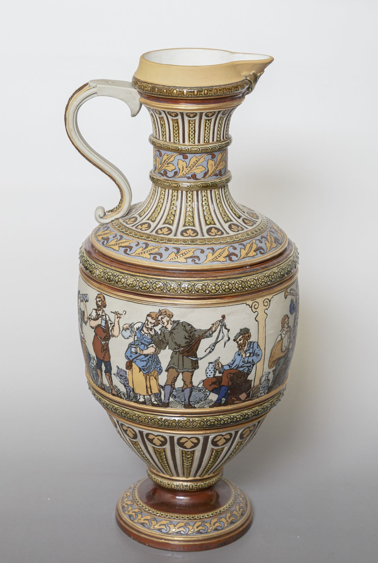 Villeroy und Boch, Mettlach, Schankkrug, 1880-1883 - Bild 2 aus 4