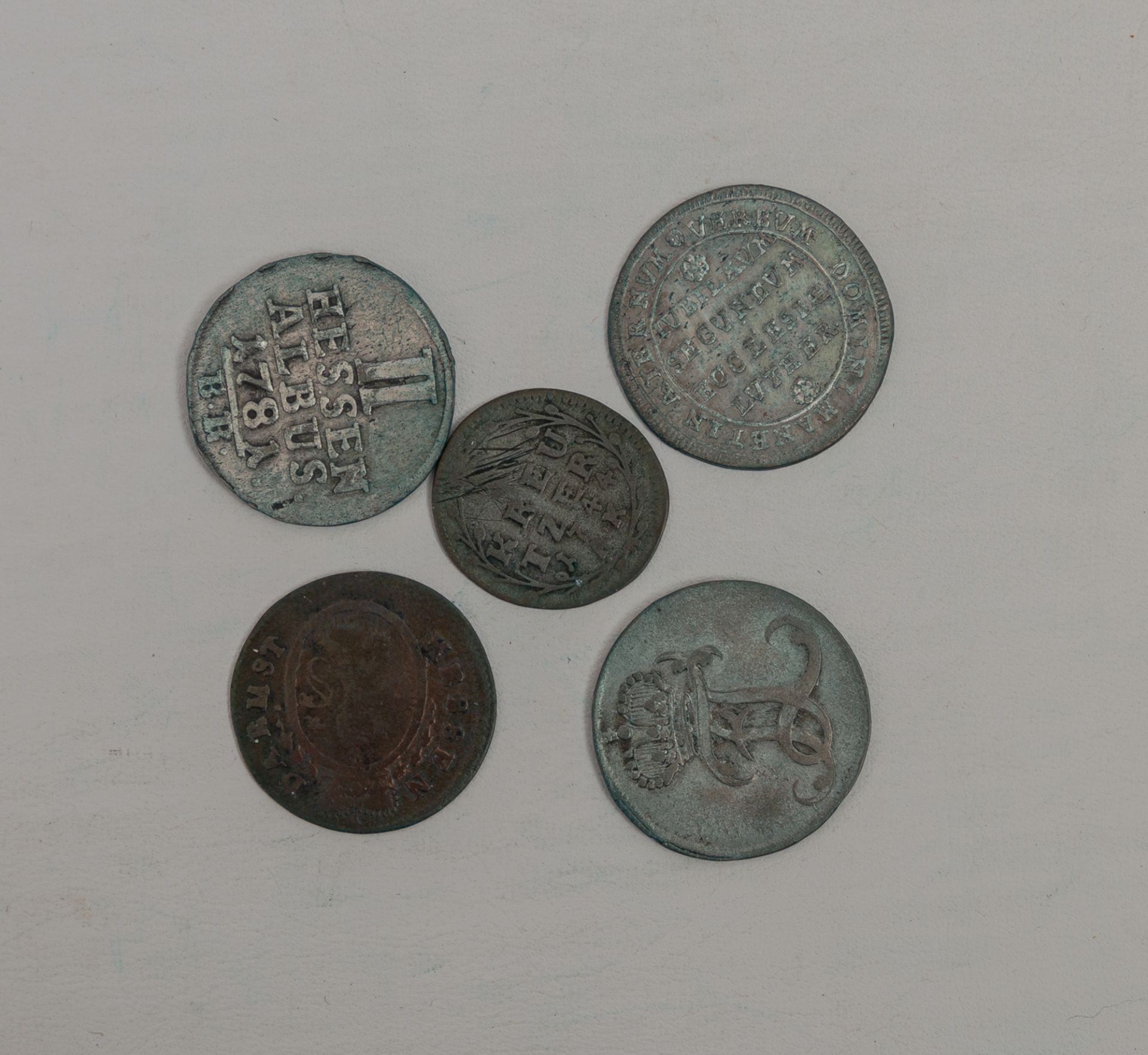 4 hessische Kleinmünzen, 18. Jh. - Image 2 of 2