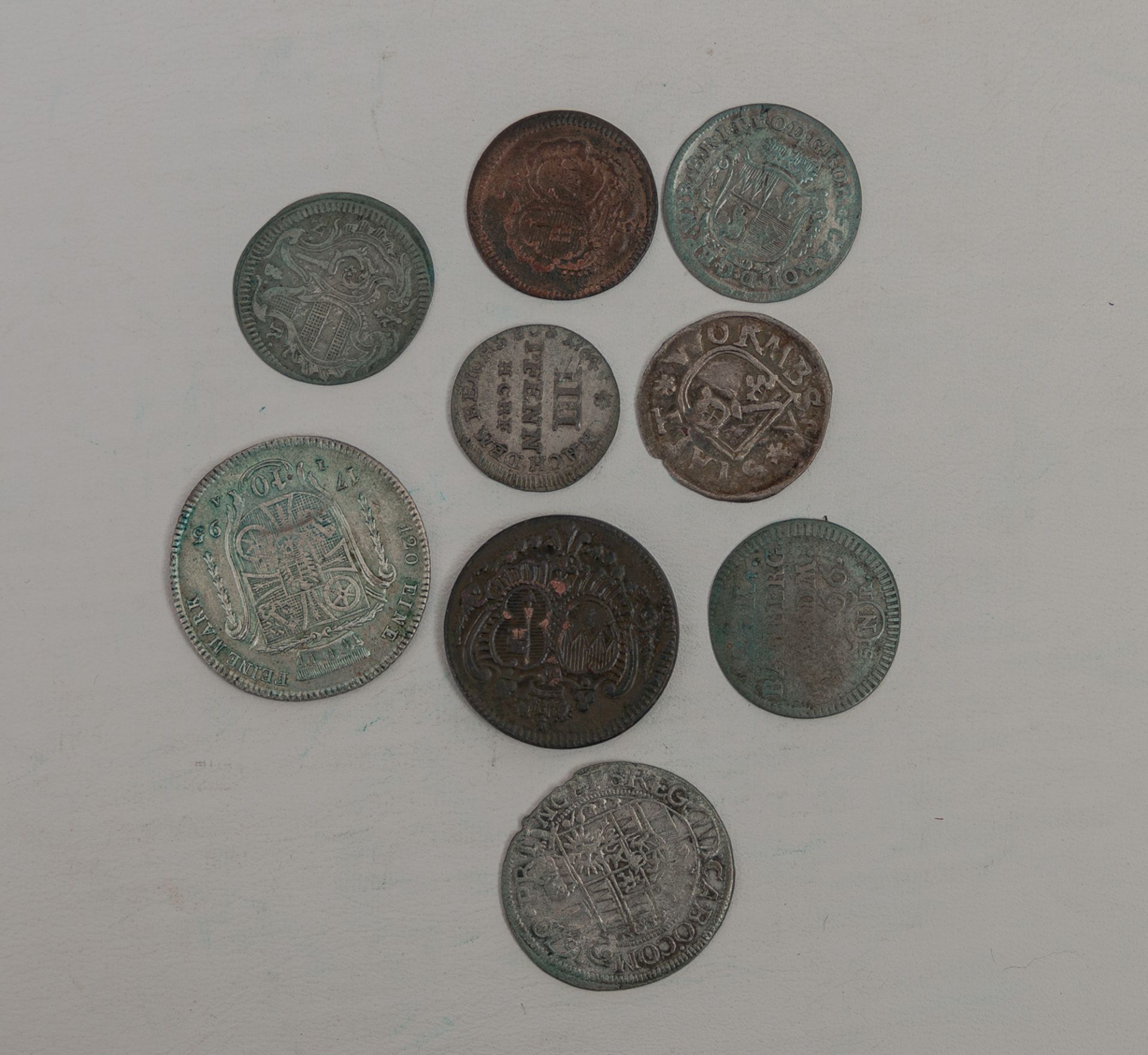 9 Kleinmünzen deutscher Bistümer, 17./18. Jh. - Bild 2 aus 2