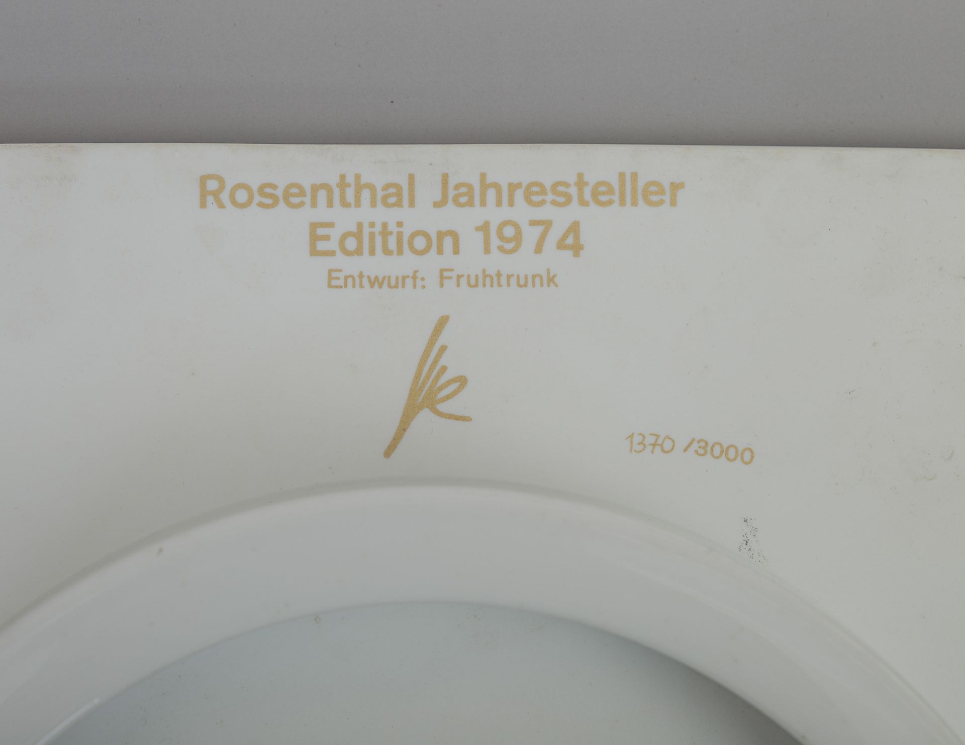 Rosenthal-Jahresteller, Edition 1974 - Bild 6 aus 7