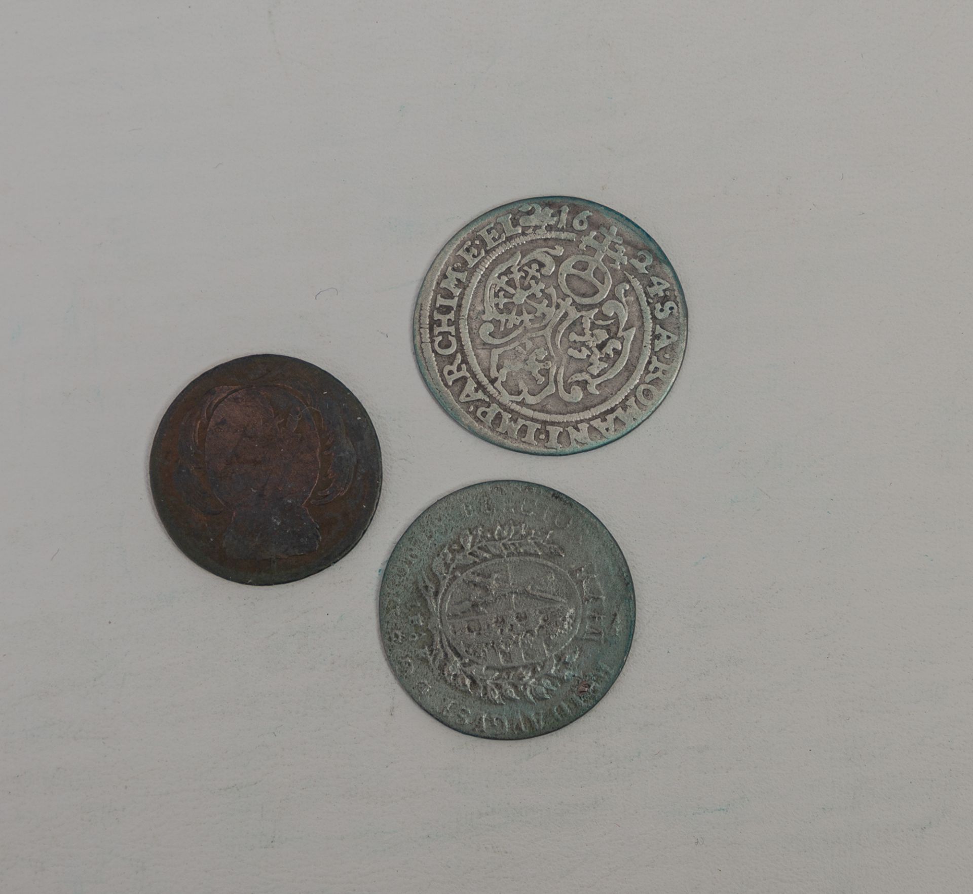 3 sächsische Kleinmünzen, 17./18. Jh.