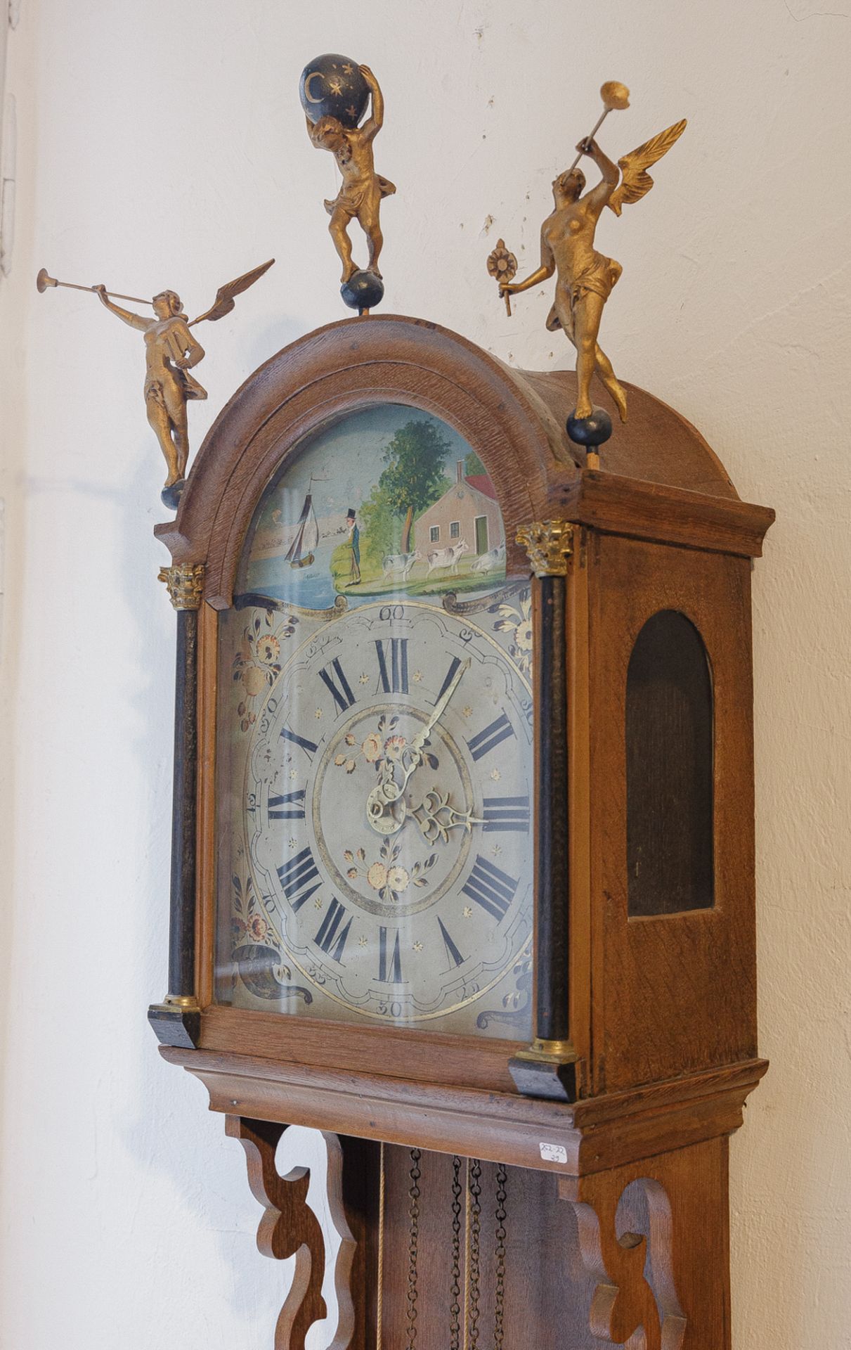 Friesische Staartclock, Mitte 19. Jh. - Bild 2 aus 6