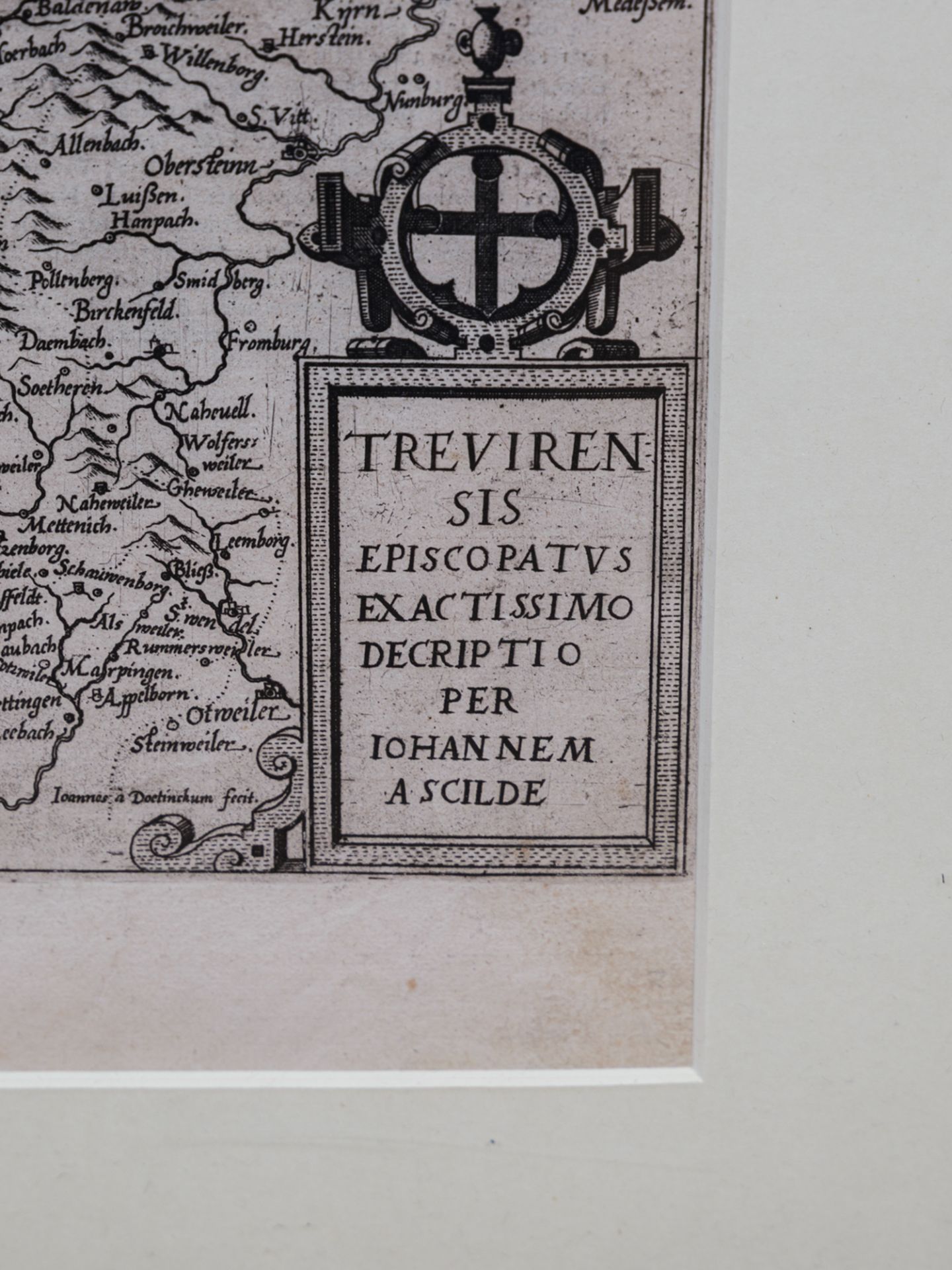 Kupferstichkarte des Erzbistums Trier - Image 3 of 3