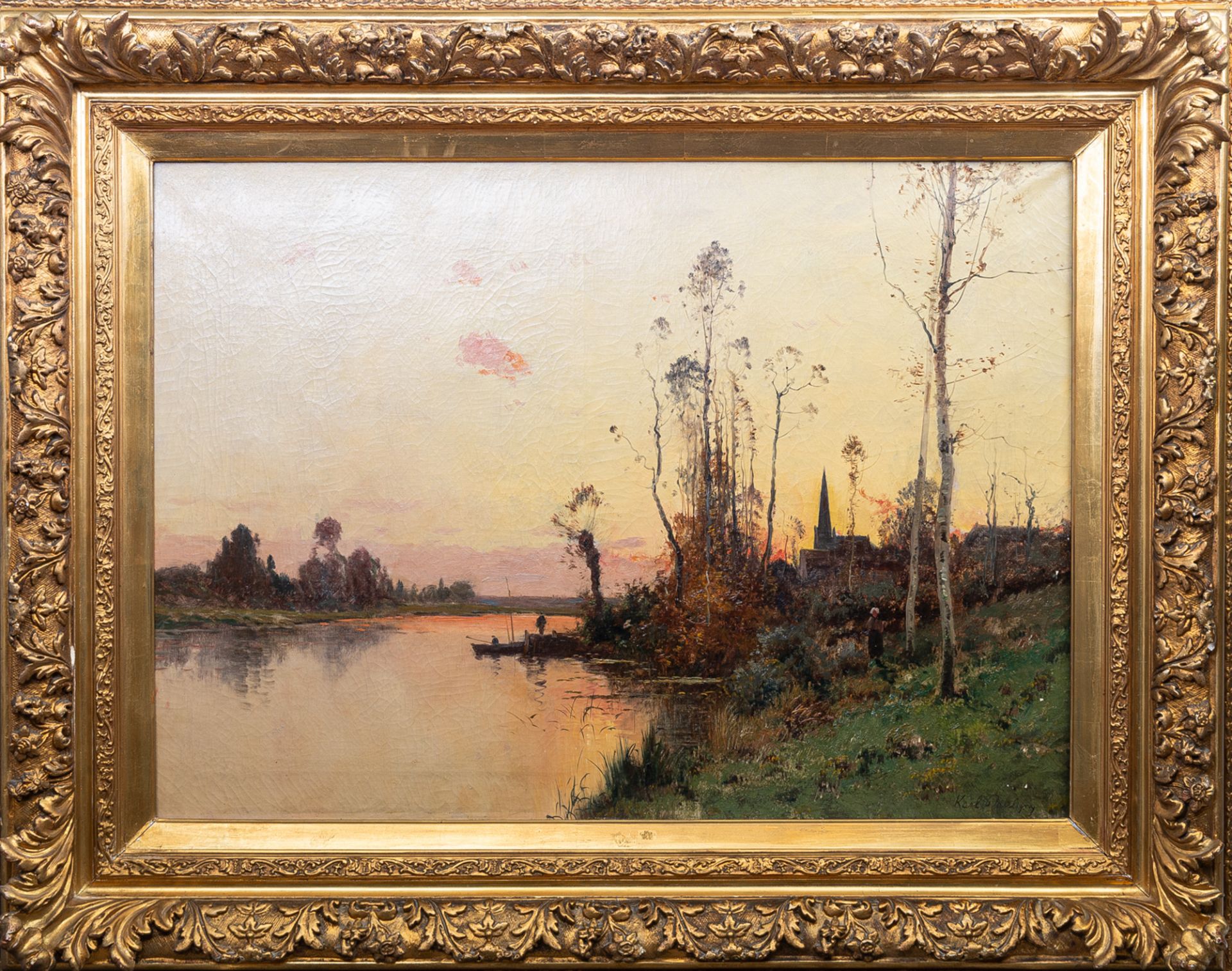 Karl (Charles Pierre) Daubigny (Paris 1846-1886 Auvers-sur- Oise)