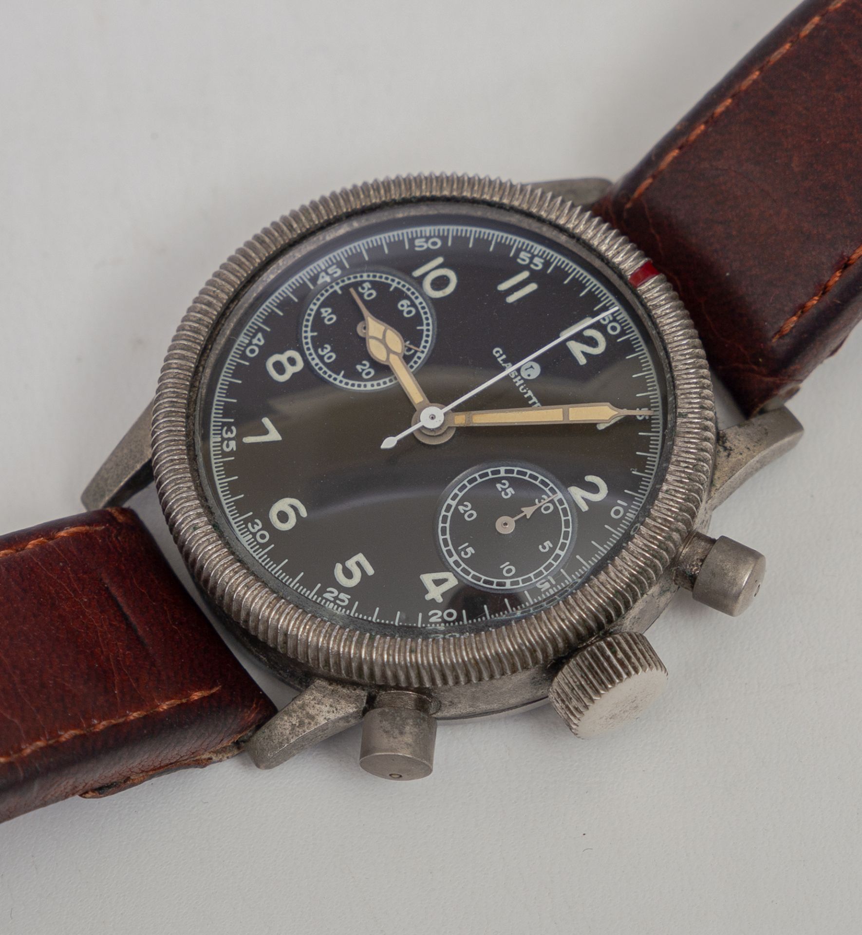 Offiziers-Fliegerchronograph, Tutima Glashütte, Januar 1943 - Bild 2 aus 6