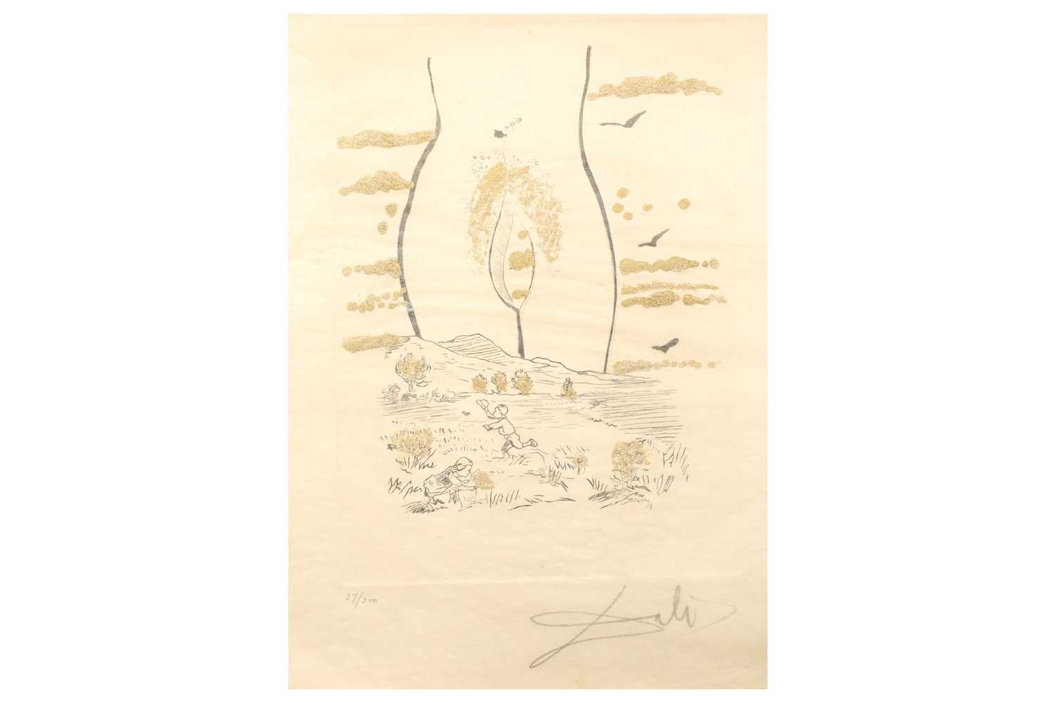 Salvador Dali (1904-1989), 'A L'Eternelle Madame', limited edition and signed drypoint etching, from