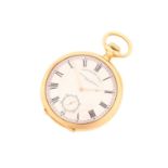 An 18ct yellow gold Vacheron & Constantin chronometre royal open face pocket watch, a white tri-