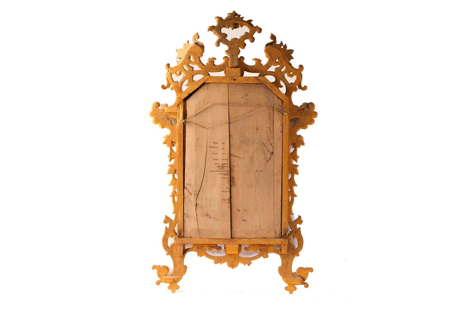 An 18th-century style Italian Piedmont style carved wood and gilt gesso arch-topped wall mirror, - Image 2 of 15