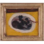 20th century British School, a still life study of fruit, oil on board, indistinctly signed