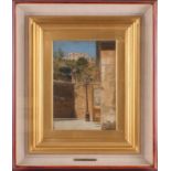 G de Santis, (19th/20th century), an Italian townscape, oil on canvas, signed to lower right corner,