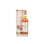 The Macallan Single Highland Malt Whisky, 10 (ten) years old, 700ml in card box.