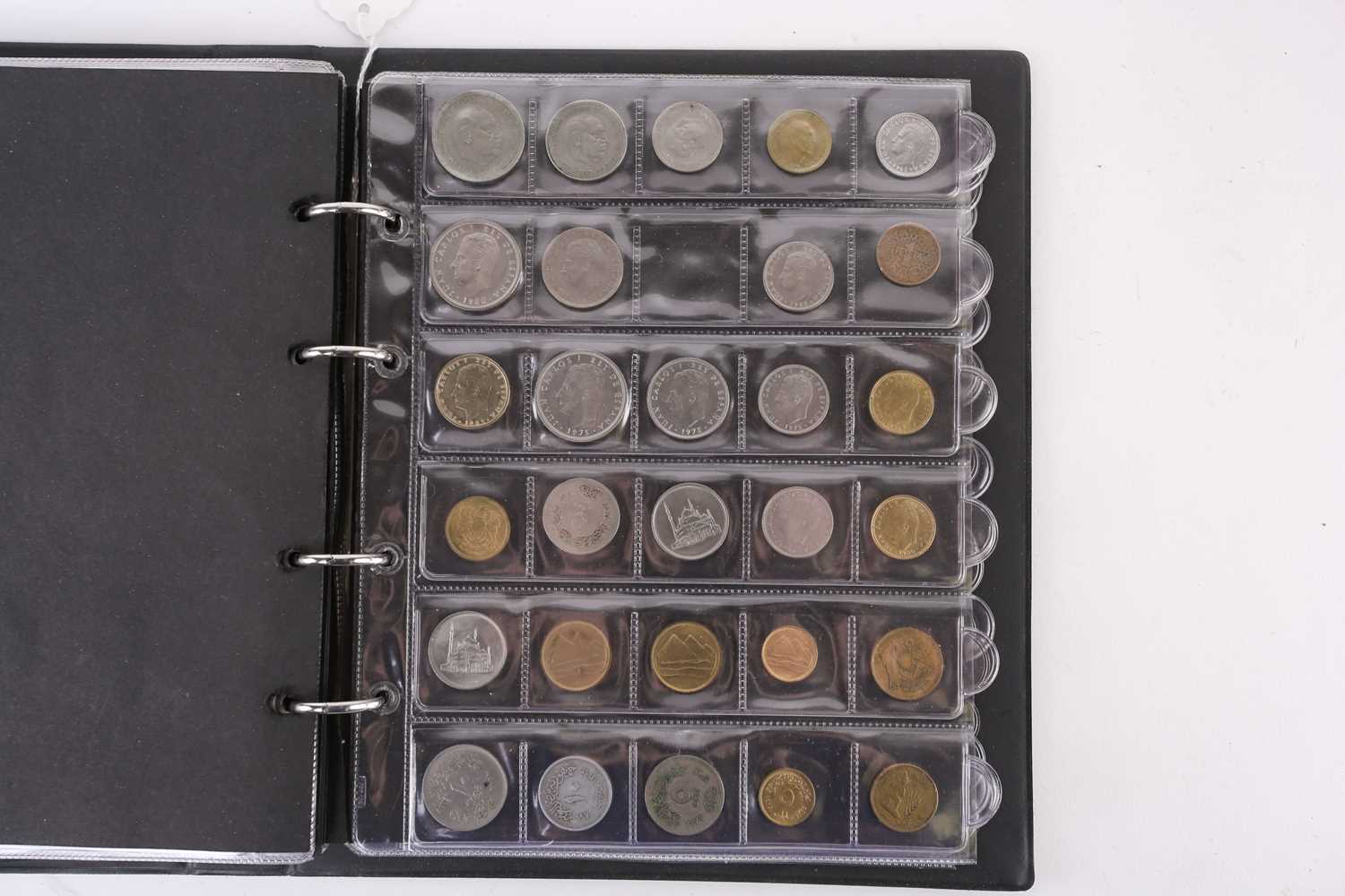 A lot consisting of a collection book of coins from all around the world including The United - Image 28 of 28