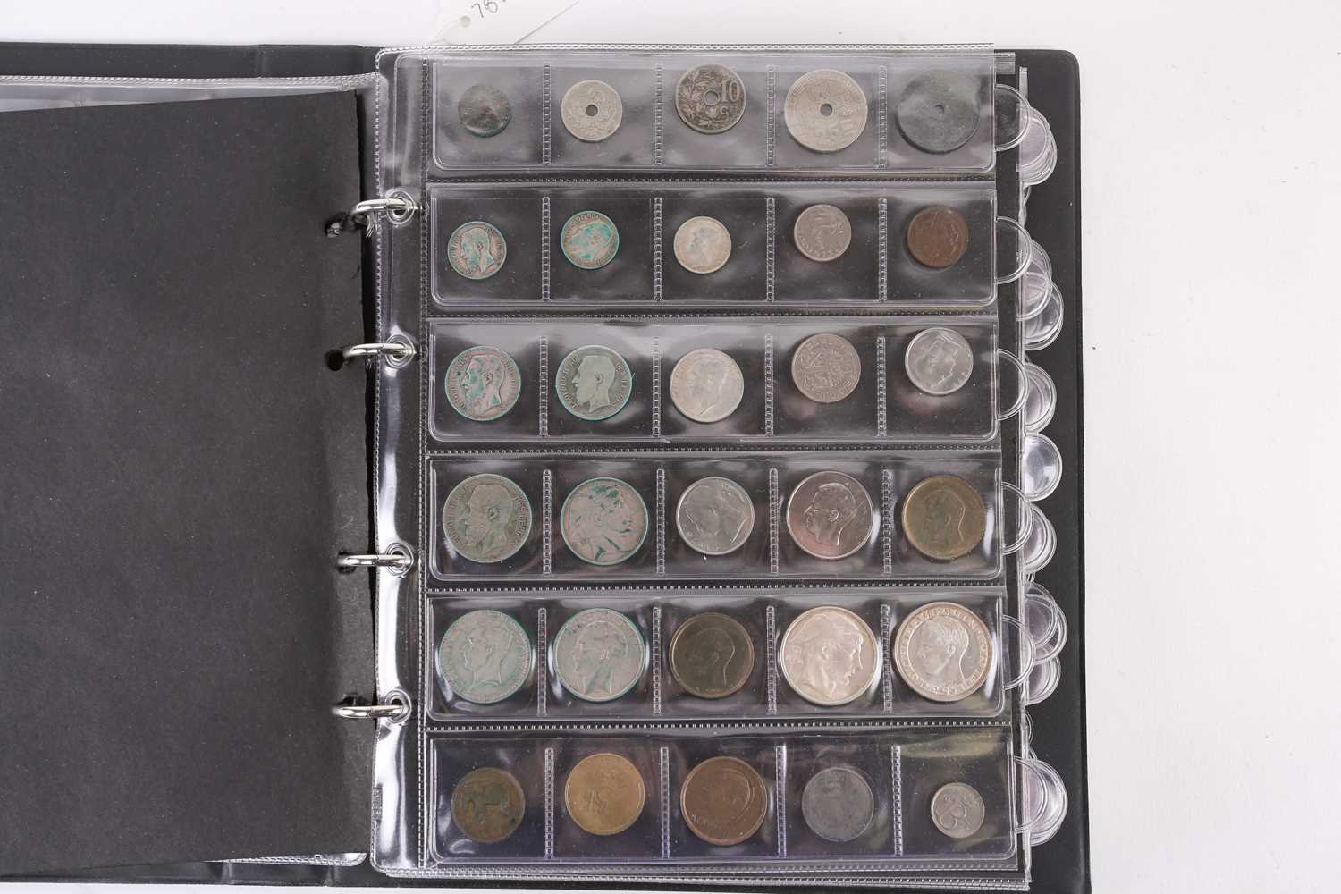 A lot consisting of a collection book of coins from all around the world including The United - Image 4 of 28