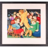 Beryl Cook (1926-2008), 'Ladies' Night', silkscreen print, hand-signed in pencil, titled &