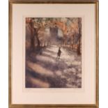 Bill Jacklin (b.1943), 'Literature Walk IX’ 2001, pencil signed monotype, 50 cm x 39.5 cm with