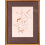 After Henri de Toulouse-Lautrec (1864-1901) French, 'Ta Bouche', lithograph in brown on paper, 28.