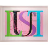 Michael Craig-Martin (b.1941), 'Lust', from 'Seven Deadly Sins, 2008', limited edition signed