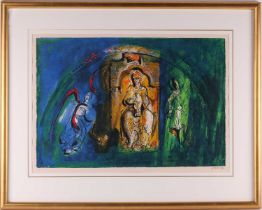 John Piper CH (1903-1992), ‘Donzy-le-Pré, 1982, limited edition signed print, numbered 31/100, 43 cm