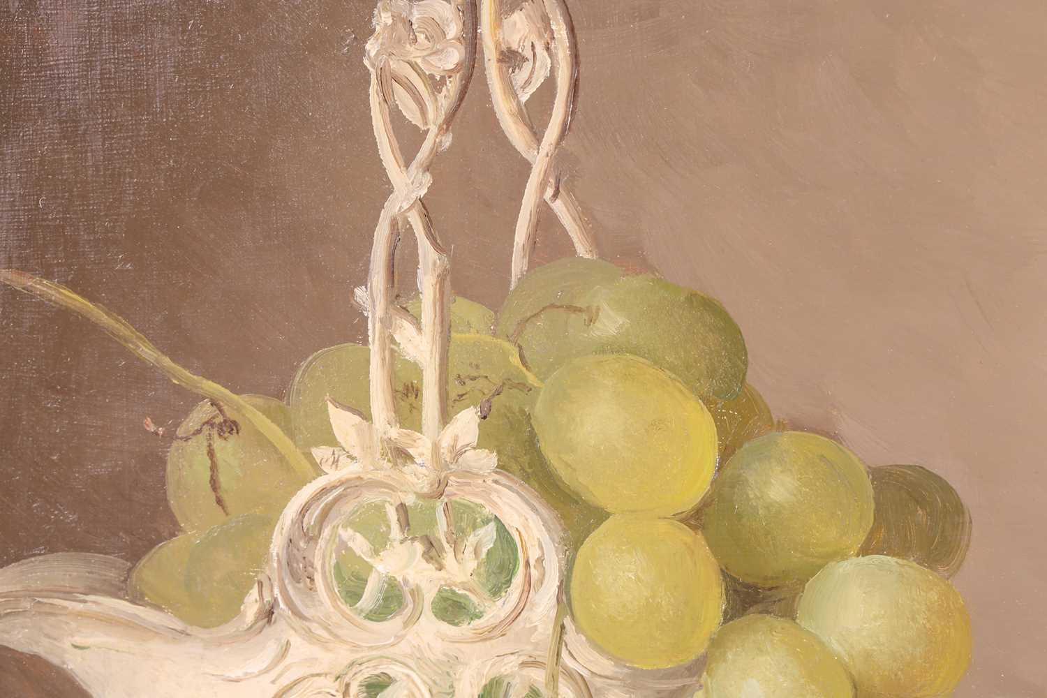 Gerald Norden (1912-2000), 'Grapes and Plums', still life oil on board, signed and dated 1983, 22. - Image 3 of 7