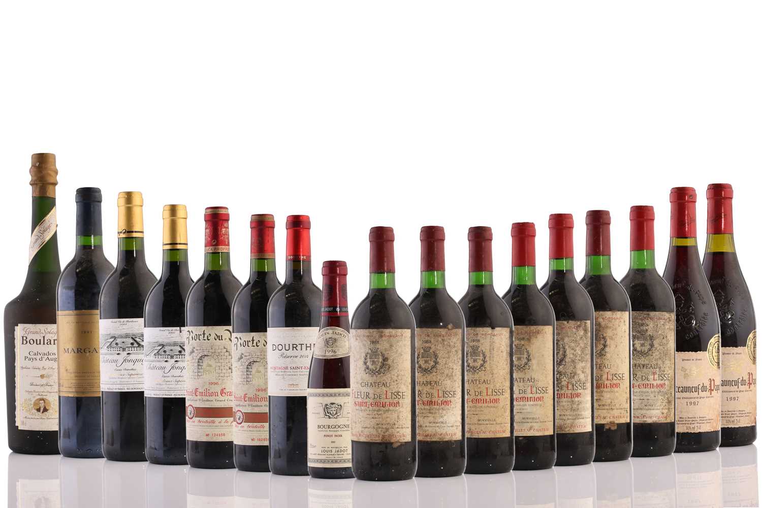 Seven bottles of 1988 Chateau Fleur de Lisse Saint-Emilion, together with two 2003 Chateau