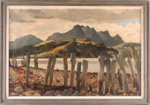 Eliot Hodgkin (1905-1987) British, 'Tongue, Sutherland', 1935, oil on board, signed to lower right