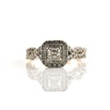 Vera Wang - An 18ct gold diamond engagement ring, from the Vera Wang Love Collection, features a