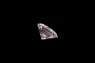 A loose diamond, the round brilliant-cut white diamond with a GIA certificate, stating carat