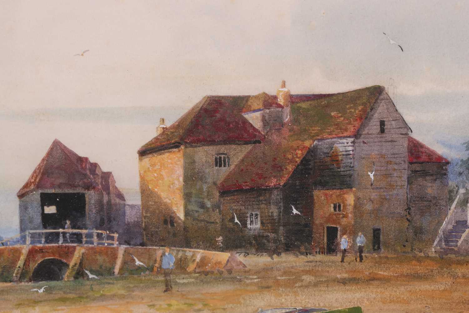 Thomas Sidney (19th/20th century), 'Bosham, Sussex', watercolour, signed and dated 1908, 29 cm x - Image 3 of 5