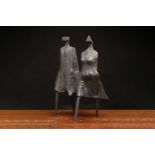 Lynn Russell Chadwick CBE RA (1914-2003) British, 'Walking Couple III', bronze, signed to the