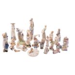 A large collection of Lladro and Nao figurines, the majority boxed.Appear well-looked after and