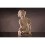 In the manner of Antonio Frilli (Florentine 1860-1920) A late19th-century carved alabaster sculpture