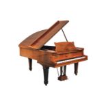 A Steinway of New York baby grand piano No 212527 (1922) with rosewood case. The cast iron inner