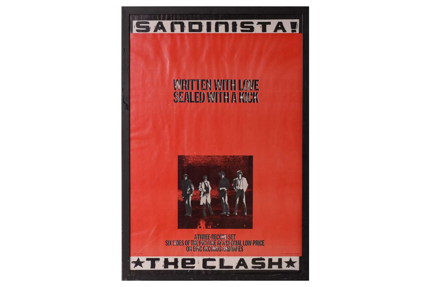 The Clash: an original promotional poster for the 'Sandinista' album, circa 1980, 86 cm x 56.5 cm