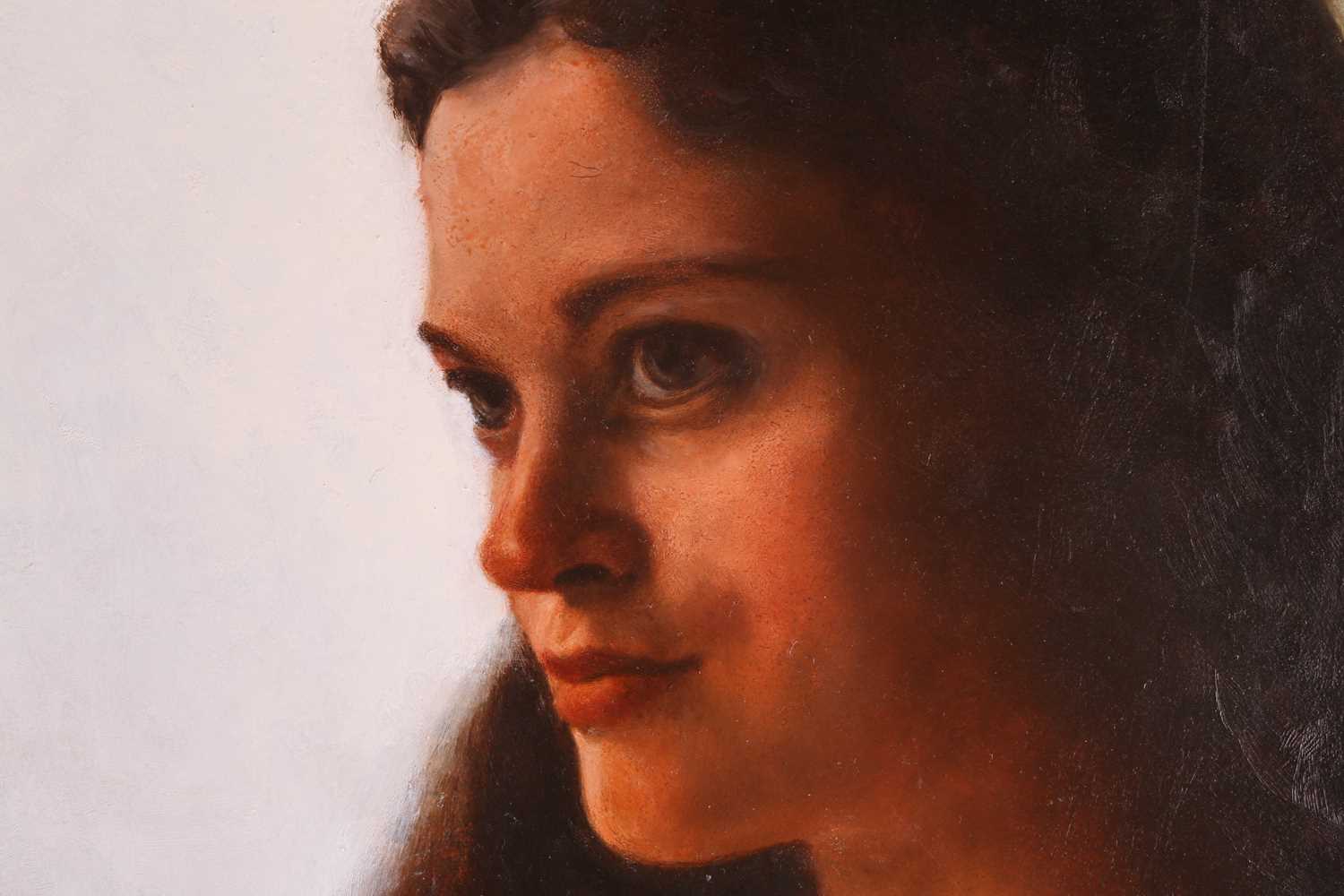 John Afflick (b.1967) British, portrait of a woman (the sitter believed to be the artist's wife), - Image 6 of 8