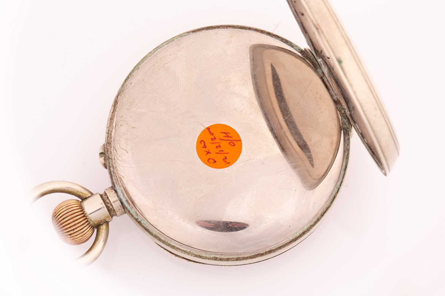 A 'Goliath' 8-day reserve open face pocket watch, featuring a swiss made keyless wound 8-day power - Image 7 of 8