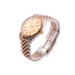 A 1979 Rolex DateJust Rolesor ref. 16013 gold and stainless steel automatic wristwatch the champagne