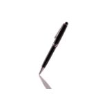 Montblanc Meisterstück Classique Ballpoint pen, with twist mechanism, cap and barrel in black resin,
