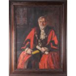 Edith M. Leeson Everett (1881–1965) British, portrait of Dr John Rudd Leeson, First Mayor of