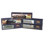 Five boxed Bachmann model railway locomotives, comprising 31-279 Parallel Boiler Scot 6130 'The West