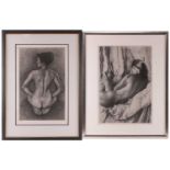 Mark Clark (b.1959), two etchings, female nudes, the largest an artist proof, signed and dated 2000,