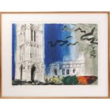 John Piper (1903–1992), West Walton, a limited edition colour screenprint, No: 43/70, signed and